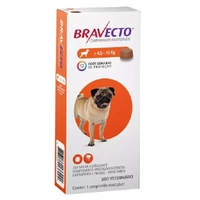 Bravecto Cães 4,5kg a 10kg - Antipulgas e Carrapatos | R$107