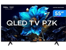 [Magalu] Smart TV 55" TCL 4K UHD QLED 55P7KMarcas+Google TV AiPQ Google Assistente 3 HDMI 1 USB