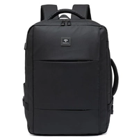 Mochila Primícia Executiva Viagem Grande Notebook Preto 21l - Preto