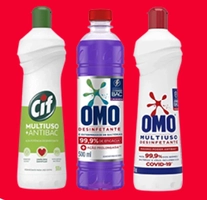 [App] Cif Antibactariano ou Omo Desinfetante 4 por 10