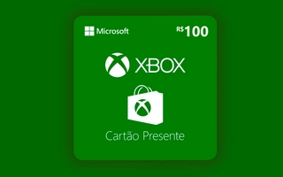 Gift Card Cartão Presente R$ 100 Xbox / Microsoft Store