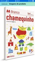 [PRIME] Chamequinho Papel A4, 75 g, 100 Folhas, Branco Sulfite | R$4,20