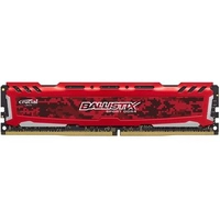 Memória Crucial Ballistix Sport LT 4GB 2400Mhz DDR4 CL16 Red - BLS4G4D240FSE