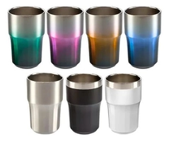 Copo Térmico Inox 384ml para Cerveja Colorido