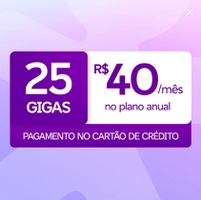 [VIVO EASY LITE] 25GB + R$50 NO VALE BÔNUS TODO MÊS + LIGAÇÕES E SMS ILIMITADOS 