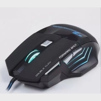 X-soldado Mouse Gamer Usb 3200 Dpi Ótico 7 Botões X soldado gamer