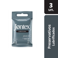 Jontex Preservativo Lubrificado 3 Unidades