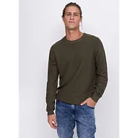 Blusão básico em retilínea - verde | R$40