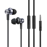 Original Xiaomi Piston Basic Edition In-ear Headset Earphone With Mic - Black - R$24