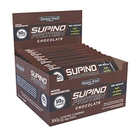 (REC)Banana Brasil Display Barra De Proteína Supino Protein Chocolate - 12 Unidades De 30G