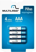 Pilhas AAA Recarregáveis
