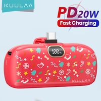 [Moedas / Gpay] PowerBank Kuulaa 20W 5.000mah PD 3.0 - Versões compatíveis com iOs ou Android