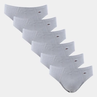 Kit Cueca Slip Zorba Lisas Com 6 Peças