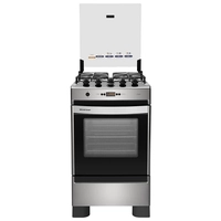 Fogão Brastemp 4 Bocas BFO4TAR com Timer Digital Bivolt - Inox