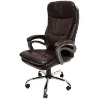 Cadeira Presidente Deluxe Couro Pu Giratoria Tabaco | R$399
