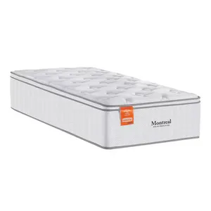 Colchão Solteiro Montreal com Europillow 88x138cm