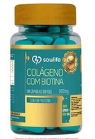 Colágeno com Biotina 900mg - 60 Cáps - Soulife, Soulife | R$26