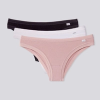 Kit Calcinha DelRio De Algodão Com 3 Unidades K4