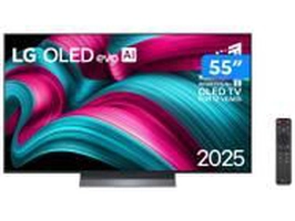 Smart TV 55" 4K Ultra HD OLED OLED55C5PSA 60Hz webOS 25 α8 AI Processor 4K Gen2 Alexa 4 HDMI 2 USB