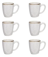 Conjunto 6 Canecas 260ml Porcelana Ryo Maresia