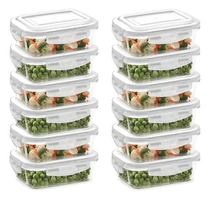 [R$7 UND] Kit c/ 12 Potes de Vidro Herméticos