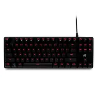 Teclado Mecanico Alpha Red Dazz - Switch Gateron Red | R$ 190