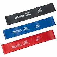 Kit Mini Band Muvin - Faixas Elásticas 3 Níveis