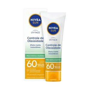Protetor Solar Facial Nivea FPS60 Pele Mista 50g