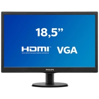 Monitor Philips 18.5” HD Widescreen HDMI VLine 193V5LHSB2. | R$ 546