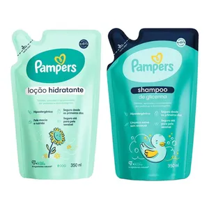 Kit Pampers Refil Shampoo + Loção Infantil 350ml