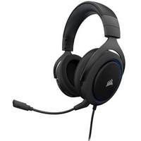 Headset Gamer Corsair P2 Stereo 2.0 Preto e Azul HS50 - CA-9011172
