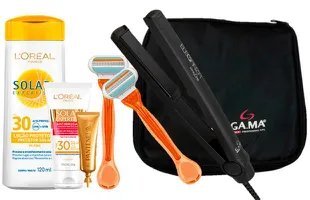 [Peixe Urbano] Prancha Ga.Ma Italy, Gillette Vênus Malibu, Ampola Pantene, Protetor Solar Corporal e Facial FPS 30 com Frete Grátis!  a partir de R$ 70