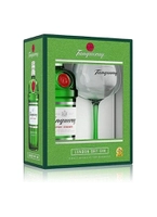 Kit Tanqueray 700 ml + Taça Vidro Personalizada