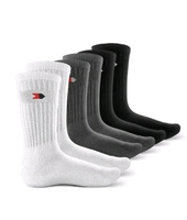 Kit 3 Meias Cano Médio Algodão Esporte