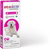 Bravecto Transdermal Cães, 40 até 56kg, 1400mg Bravecto para Cães | R$140