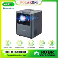 Projetor Polaring A2 Pro COM ANDROID 1080p nativo, projeção de até 150" 