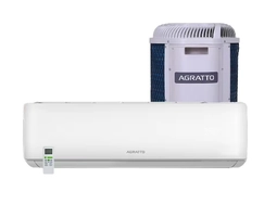 Ar-Condicionado Split Agratto Hi Wall One Top 9.000 Btus/h Frio Branco ACST9F-02 - 220V