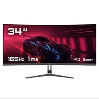 Monitor Gamer 34" HQ Curvo 1 ms, 165hz, AMD FreeSync, Full HD, HDMI, DP, Premium HQ34C16
