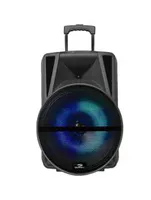 Caixa de Som Sumay 500W Bluetooth 1 Microfone SM-CAP16P | R$336