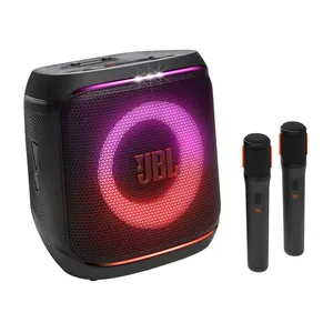Caixa de Som Bluetooth Partybox Encore 2 Preta com Microfones, à Prova de Respingos IPX4