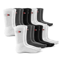 Kit 9 Pares Meias Sandrini Cano Médio Algodão Esporte