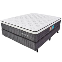 [AME 40%] Cama Box Casal Premium Mola Ensacada, Espuma D33 | R$1520
