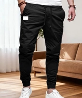 [Leve 8/cada R$ 12] Calça masculina moletom jogging preta XGG