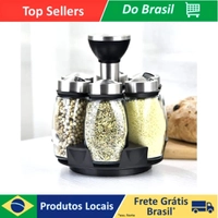 [Do Brasil App/Moedas R$22] Porta Temperos Giratório para Cozinha