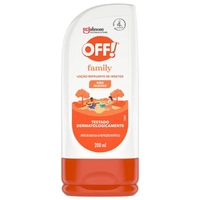 (+ Por - R$11,92) OFF! Family, Repelente de Mosquitos e Insetos, Nova Emalagem, Proteção por até 4h, Não Oleoso, Testado dermatologicamente, 200ml