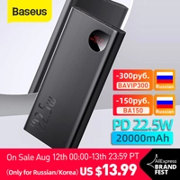 Power Bank Baseus 20000mah | R$ 133