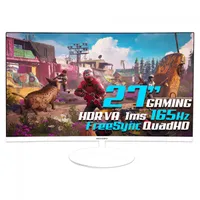 Monitor Gamer Riotoro Stingray CX27 Curvo 27" QHD HDR, FreeSync 165HZ 1ms - White - SR2705C | R$1699