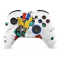 Controle EasySMX ESM-4108 White bluetooth Controller Wireless Gamepad 5 Adjustable Dual Shock Built-in Dual Motors for Nintendo Switch PC