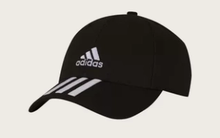 Boné Aba Curva adidas Basebal 3 Stripes Cotton Twil - Strapback - Adulto