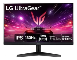 LG UltraGear 24GS60F-B monitor gamer Full HD 180Hz 1ms color Preto